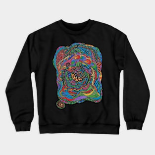 Contemporary Celtic Swirls Crewneck Sweatshirt